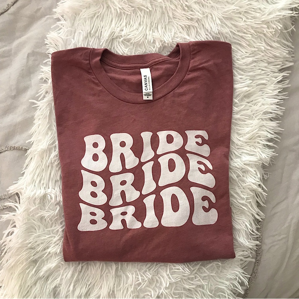 Bride T-shirt Retro Style Design